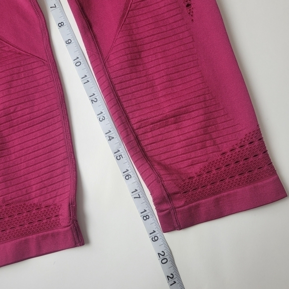 GYMSHARK Energy Seamless Leggings HIgh Waist Crop M - Picture 8 of 9